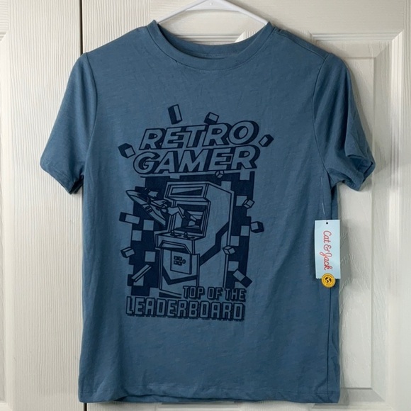 Cat & Jack kids Retro Gamer T-Shirt Various Sizes - Picture 2 of 7